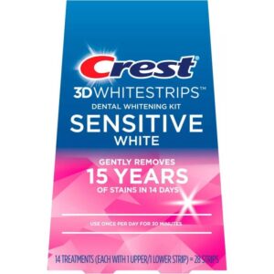 Crest 3Dwhite white strips Sensitive